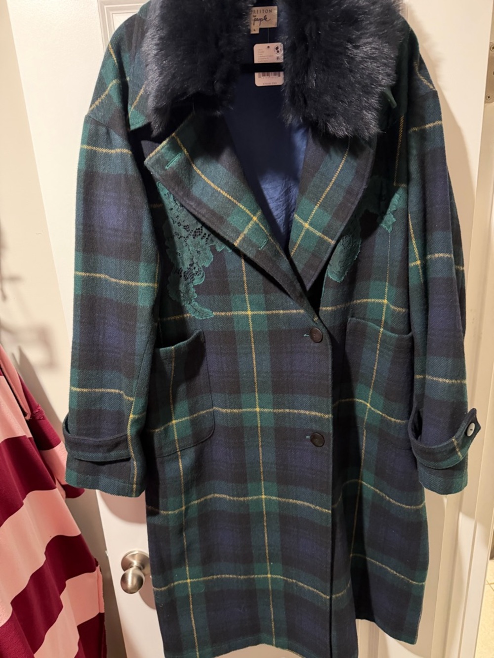 Nigel Preston &  Free People Highlander Coat 🔥🔥🔥 Size L - Picture 8 of 10
